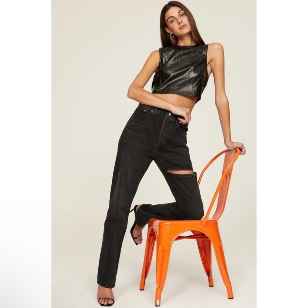 Better Than Leather shell tank | Good American